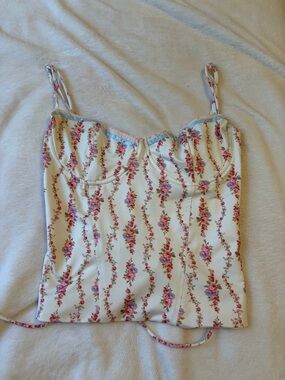 Floral edikted corset